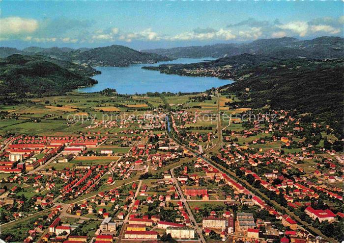 KLAGENFURT Woerthersee Kaernten AT Fliegeraufnahme