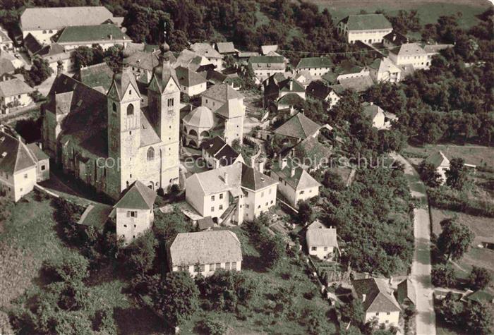 Maria Saal Kaernten AT Fliegeraufnahme