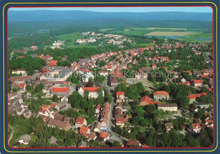 Clausthal-Zellerfeld Goslar Fliegeraufnahme