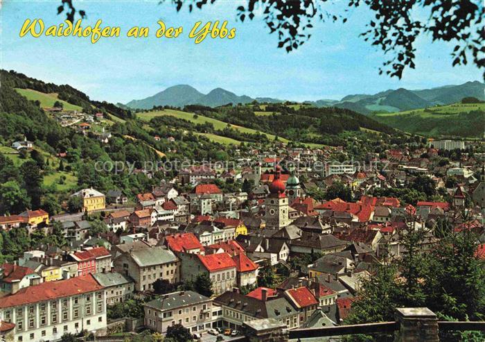 Waidhofen Ybbs Panorama mittelalterliche Stadt