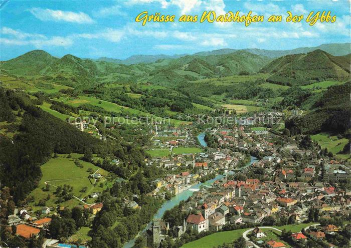 Waidhofen Ybbs Fliegeraufnahme