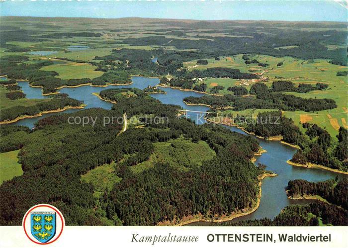 Ottenstein Schloss Rastenfeld Niederoesterreich AT Panorama Kamptalstausee