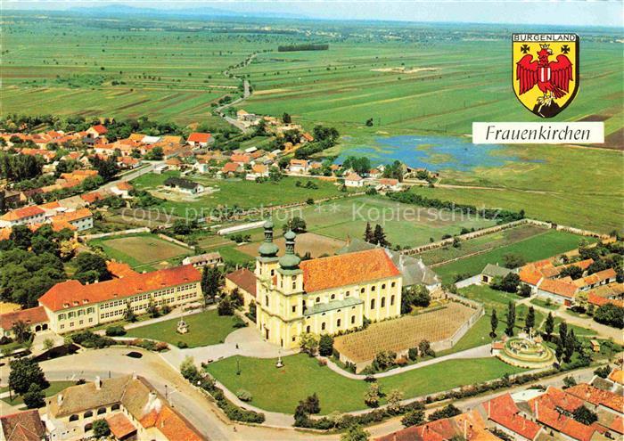 Frauenkirchen Burgenland AT Panorama Wallfahrtsort Barockkirche