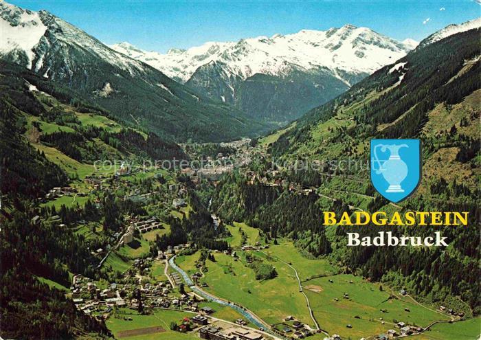 Badbruck Bad Gastein Pinzgau-Pongau AT Gesamtansicht mit Alpenpanorama