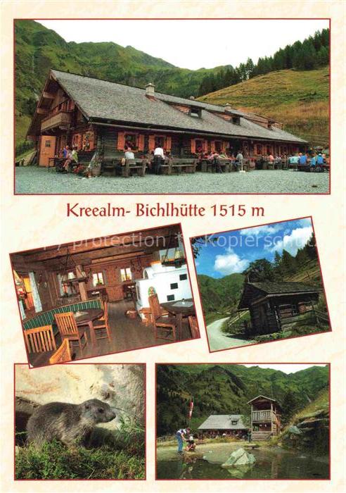 Grossarl Pinzgau-Pongau AT Kreealm Bichlhuette Gastraum Alm im Nationalpark