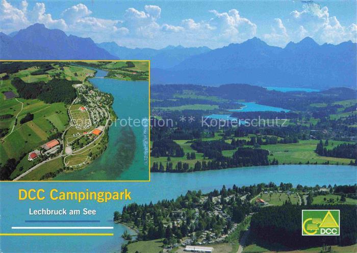 Lechbruck am See Allgaeu Bayern DCC Campingpark Alpenpanoram