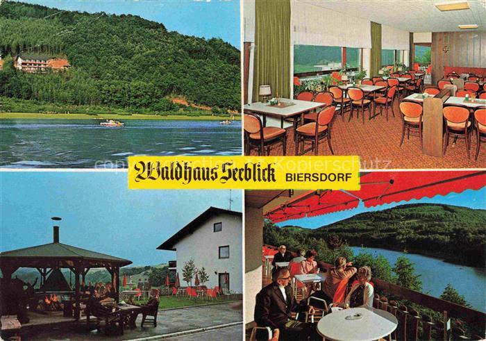 Biersdorf See Eifelkreis Rheinland-Pfalz Hotel Café Restaurant Waldhaus Seeblick