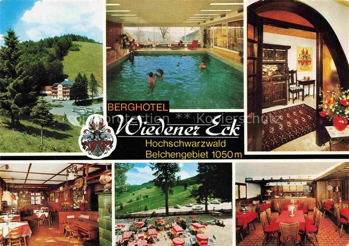 Wieden  Schwarzwald BW Berghotel Wiedener Eck Belchengebiet Restaurant Terrasse