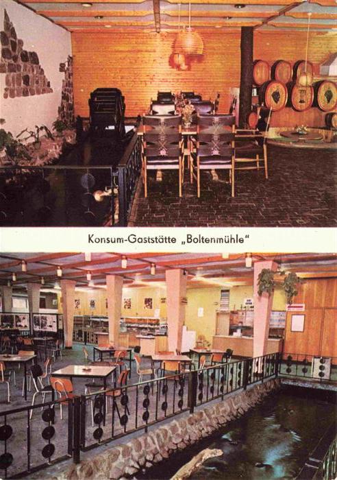 Boltenmuehle Neuruppin Konsum-Gaststaette Boltenmuehle Gastraeume