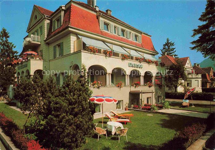 BAD REICHENHALL Hotel Pension Excelsior Garten