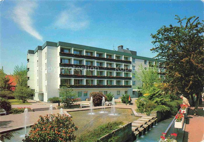 Bad Sassendorf Soest NRW Rosenau Sanatorium Wasserspiele