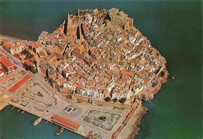 Peniscola Castellon Castello de-la-Plana Valenciana ES Vista aérea