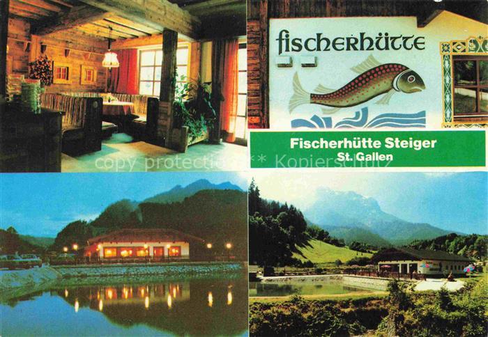 Oberreith St Gallen LIEZEN Steiermark AT Fischerhuette Steiger Gastraum Fischtei