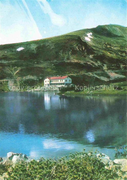 Rila Rilo BG Panorama Berghuette Grantschar Bergsee