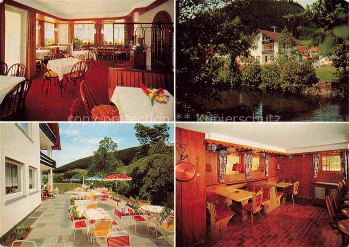 Klosterreichenbach Baiersbronn BW Café Pension Groeger Gastraum Terrasse