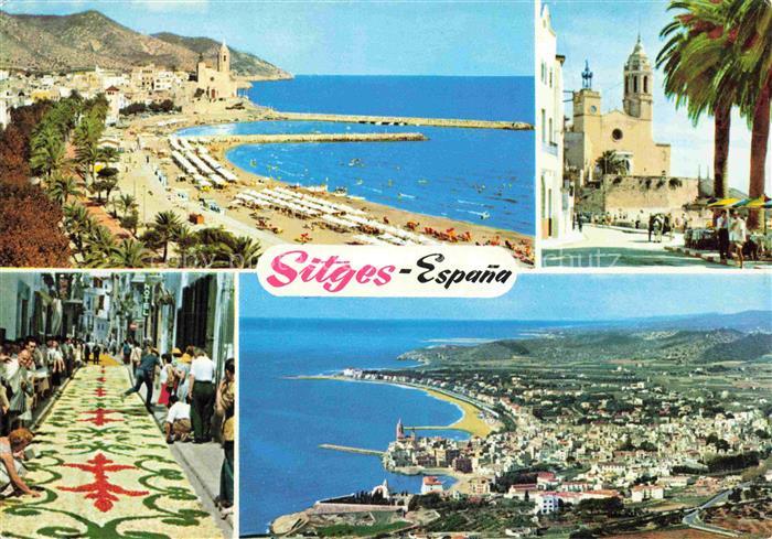 SITGES Costa Dorada ES Goldener Strand