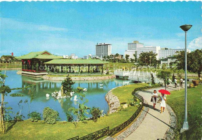 Manila  Philippines Pavilion clear Chinese Garden Rizal Park