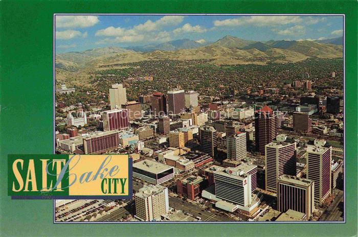 Salt Lake City Utah USA Luftbild Stadtansicht