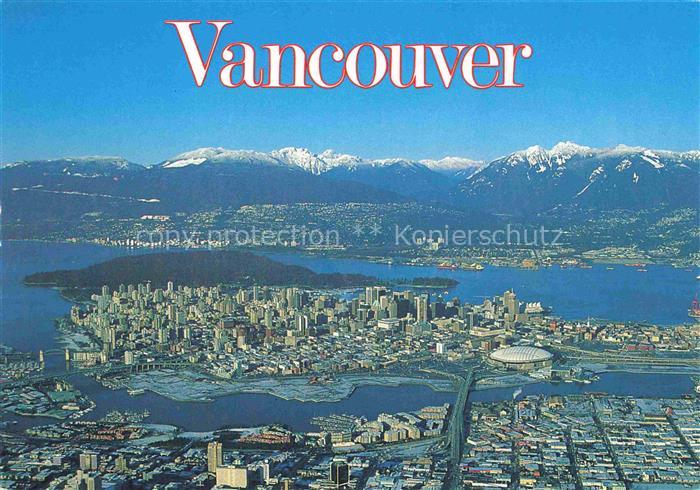 VANCOUVER BC Canada Stadtansicht Luftbild