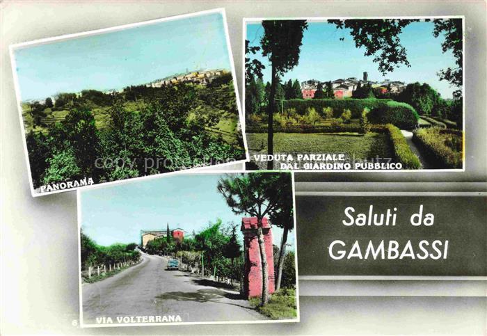 Gambassi Terme Florence FIRENZE Florenz Toscana IT Via Volterrana Panorama Parzi