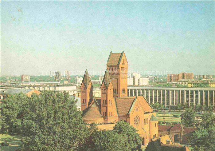 MINSK Belarus Katholische Kirche hl. Symon hl. Alena Platz der Unabhaengigkeit