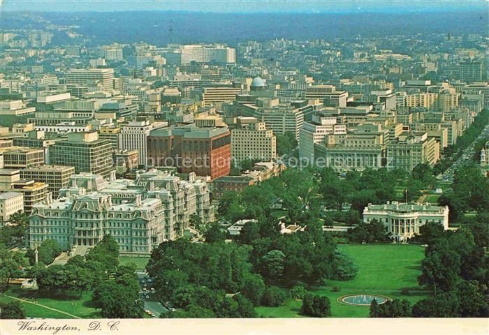 WASHINGTON  DC USA Stadtansicht Vogelansicht