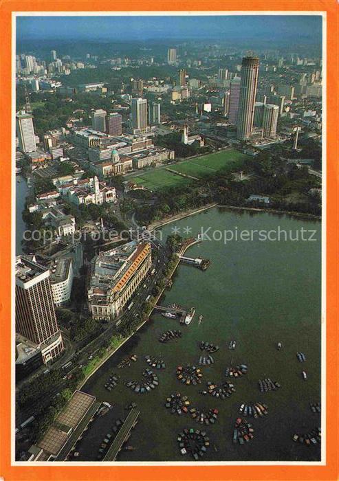 Singapore Stadtansicht Luftbild
