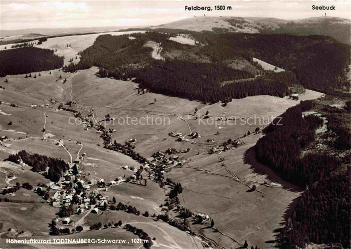 Todtnauberg Schwarzwald BW Hoehenluftkurort Luftbild Feldberg Seebuck