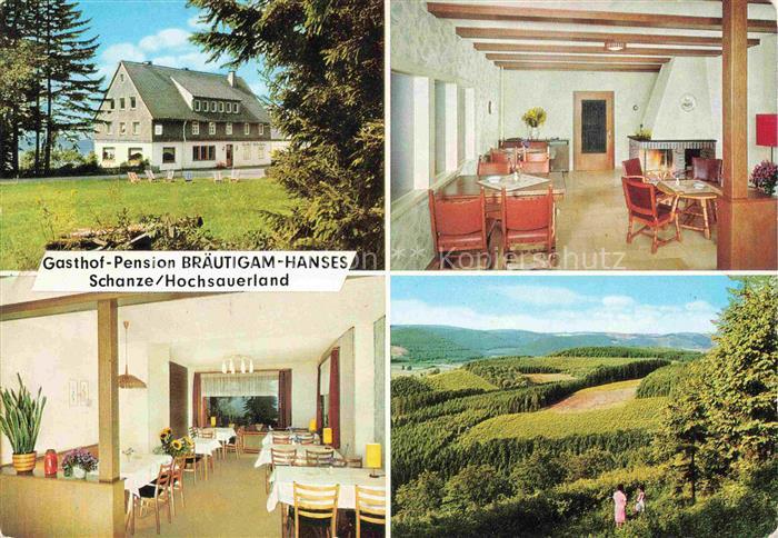 Schanze Sauerland Schmallenberg NRW Gasthaus Pension Braeutigam Hanses