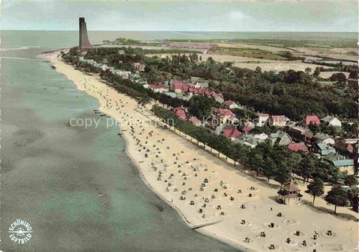 LABOE Ostseebad Marine Ehrenmahl Luftbild