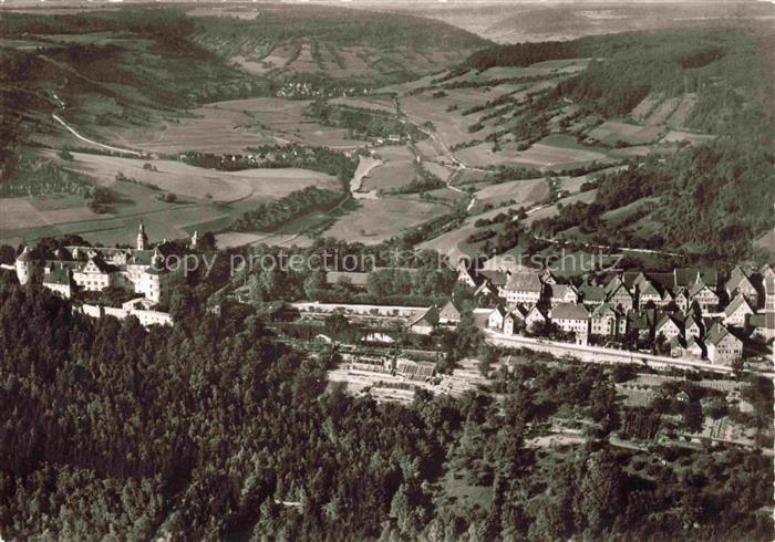 Langenburg Wuerttemberg Schloss Luftbild