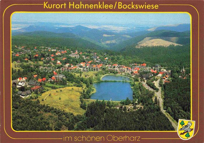 Hahnenklee-Bockswiese Harz Oberharz Kurort Luftbild See