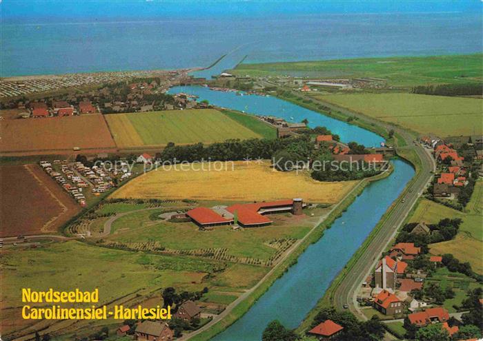 Harlesiel Carolinensiel Ostfriesland Wittmund Niedersachsen Luftbild