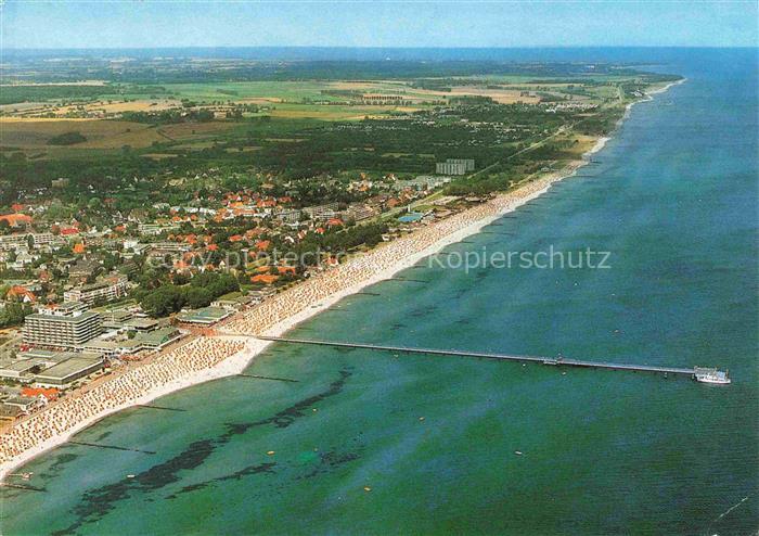 GRoeMITZ Ostseebad Luftbild Strand