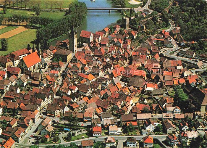 Bad Wimpfen Neckar Stadtkern Luftbild