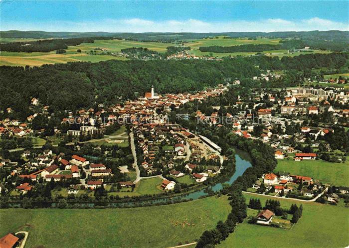 Wolfratshausen Bad Toelz Bayern Loisach Luftbild