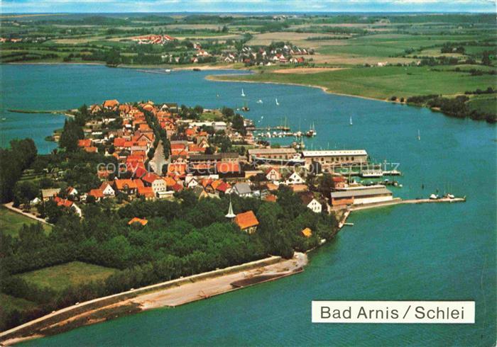 Bad Arnis Schlei Luftbild Hafen