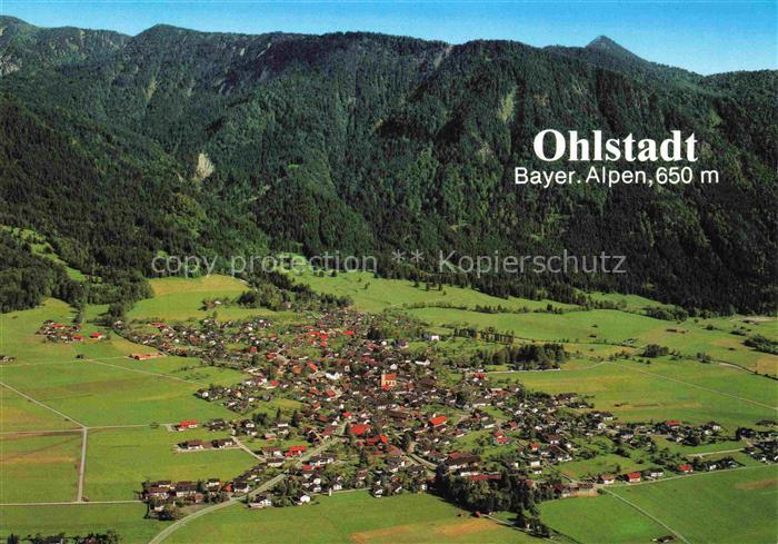 Ohlstadt Garmisch-Partenkirchen Bayern Fusse Luftbild