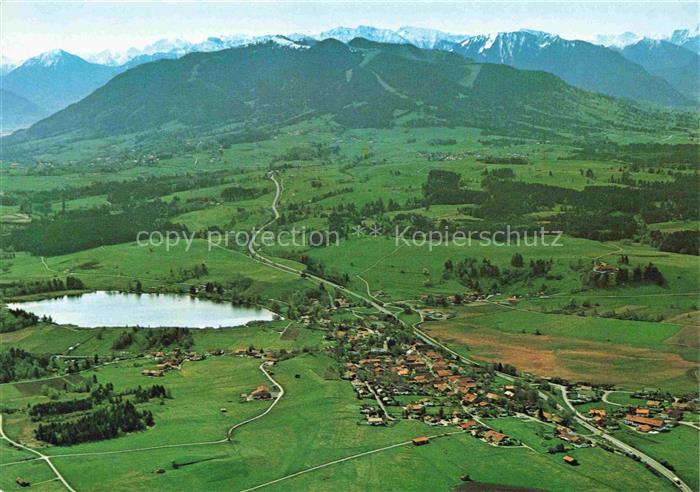 Bayersoien Bad Garmisch-Partenkirchen Bayern Moorbadeort Pfaffenwinkel Luftbild