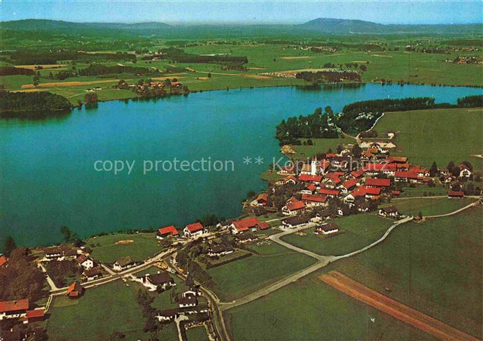 Riegsee Murnau Garmisch-Partenkirchen Bayern Luftbild