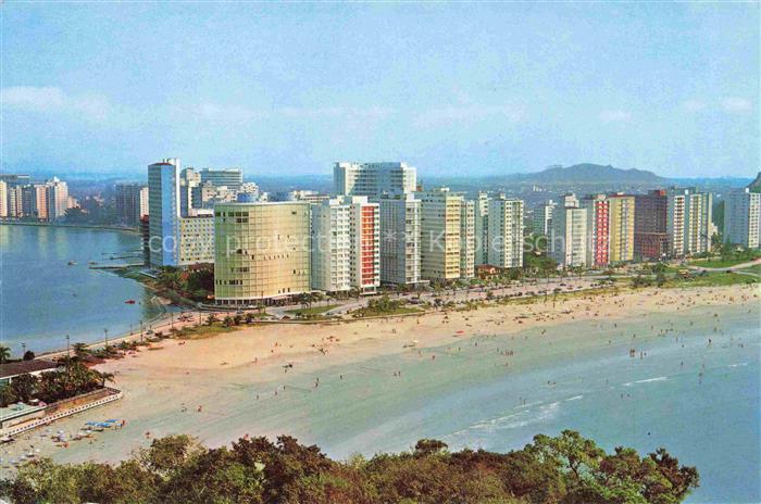 Sao Vicente  Sao Paulo Brazil Panorama