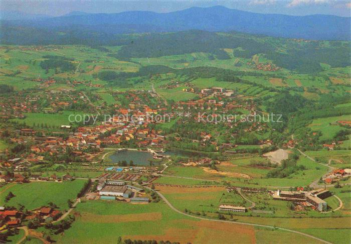 Grafenau Niederbayern Nationalpark Bayerischer Wald Luftaufnahme