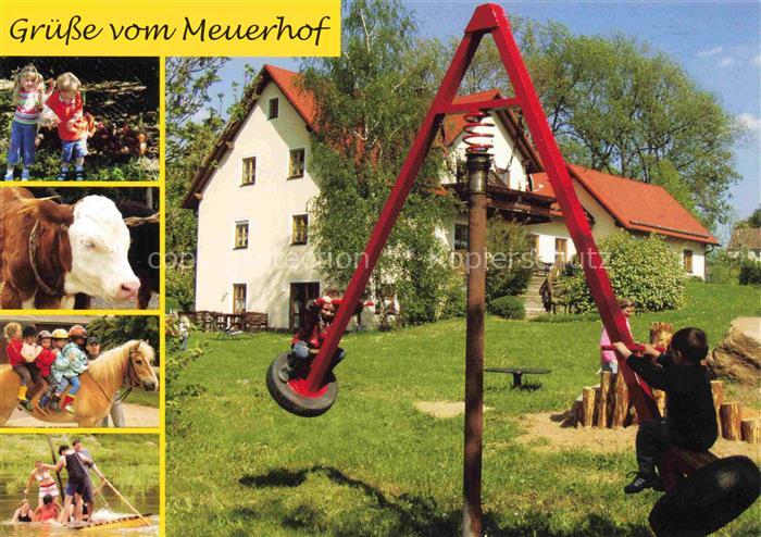 Tirschenreuth Bayern Meuerhof Kuh Pferd See