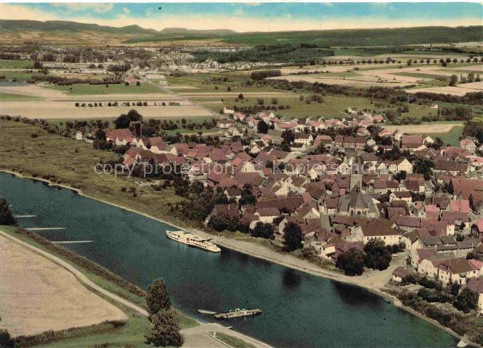 Luechtringen Hoexter NRW Wesser Luftbild Dampfer