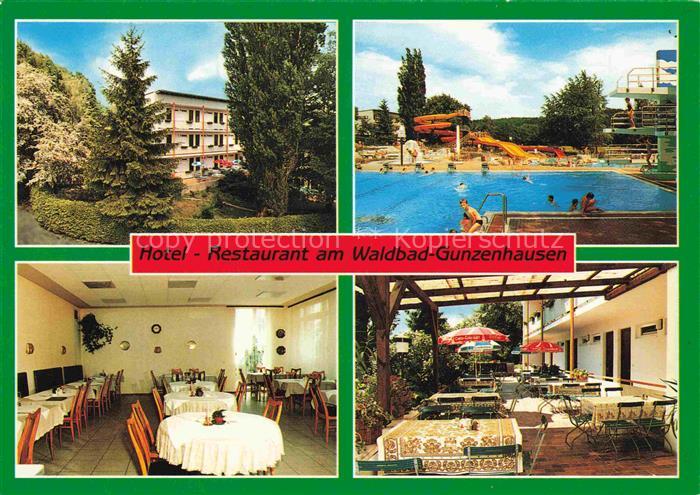 Gunzenhausen Altmuehlsee Bayern Hotel Restaurant am Waldbad Pool
