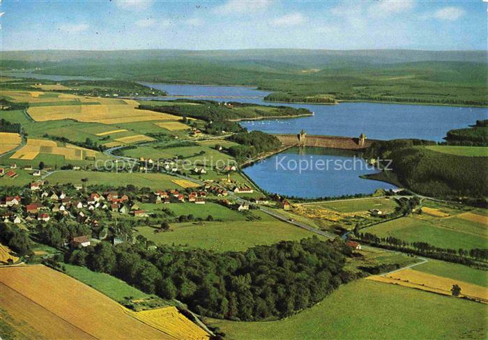 Moehnesee Talsperre Luftbild