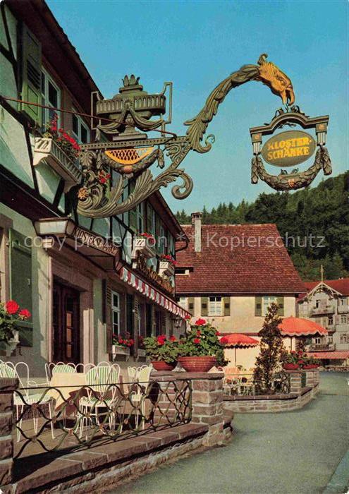 BAD HERRENALB Therme Heilklime Moenchs Posthotel Klosterschaenke