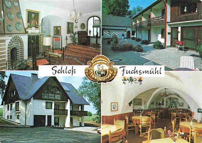 Fuchsmuehl Steinwald Oberpfalz Tirschenreuth Bayern Schloss Hotel Garni Pension