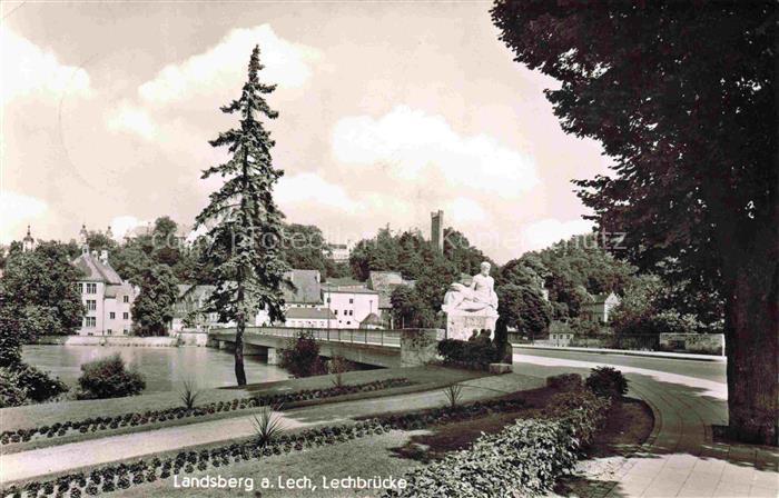 Landsberg Lech Bayern lechbruecke