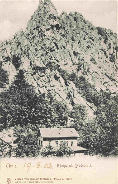 Thale Harz Koenigsruh Bodethal